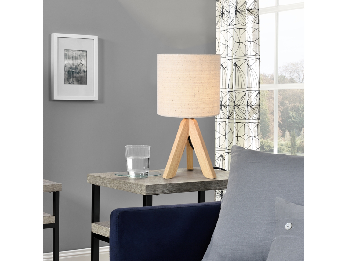Lámpara de mesa LUX.PRO Beige (40 W - E14)