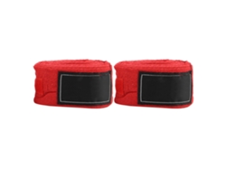 2 Vendas Elásticas De Algodón De 5 M Para Entrenamiento De Boxeo (rojas)