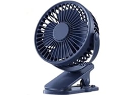 Ventilador De Escritorio Usb Ventilador Mesa Portátil Con Clip Mini Recargable Rotación 720 Grados 5