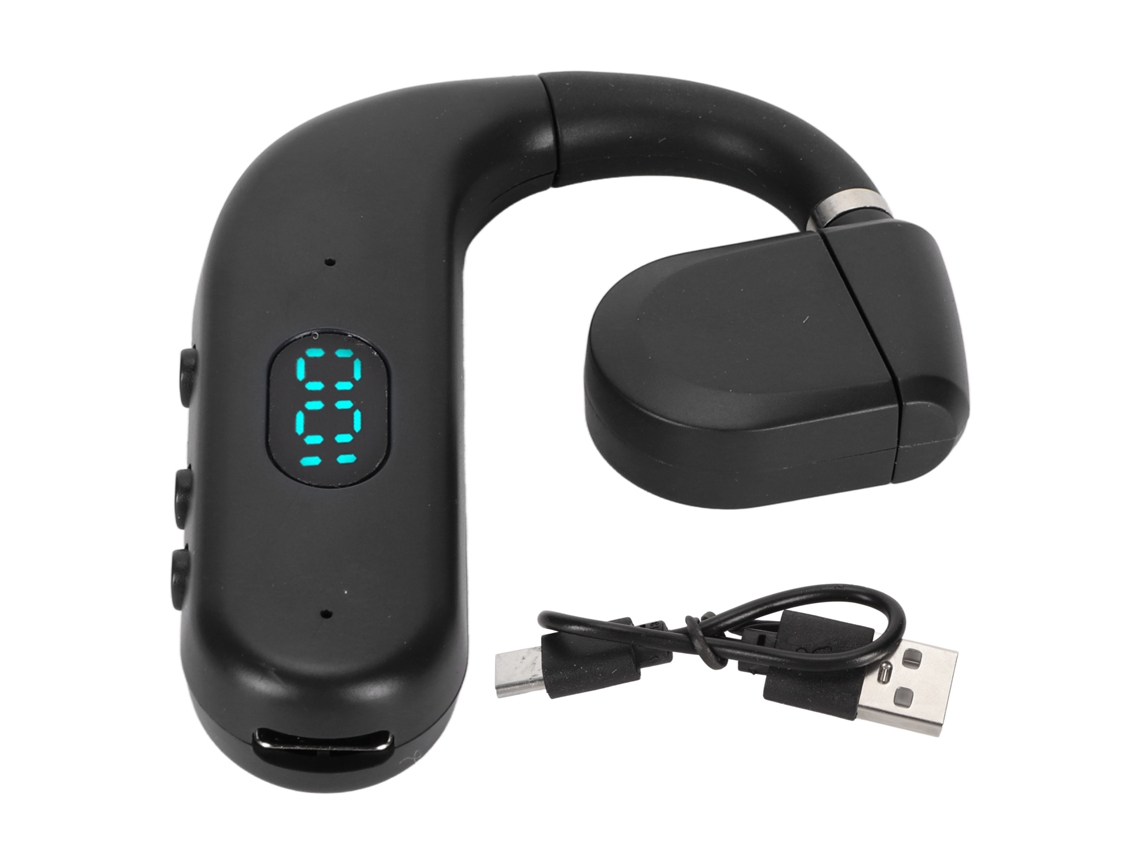 Auriculares Bluetooth 5.3 Con Cancelación De Ruido, Llamadas Hd, Batería De Larga Duración, Mono, Para Negocios Y Deportes, Color Negro.