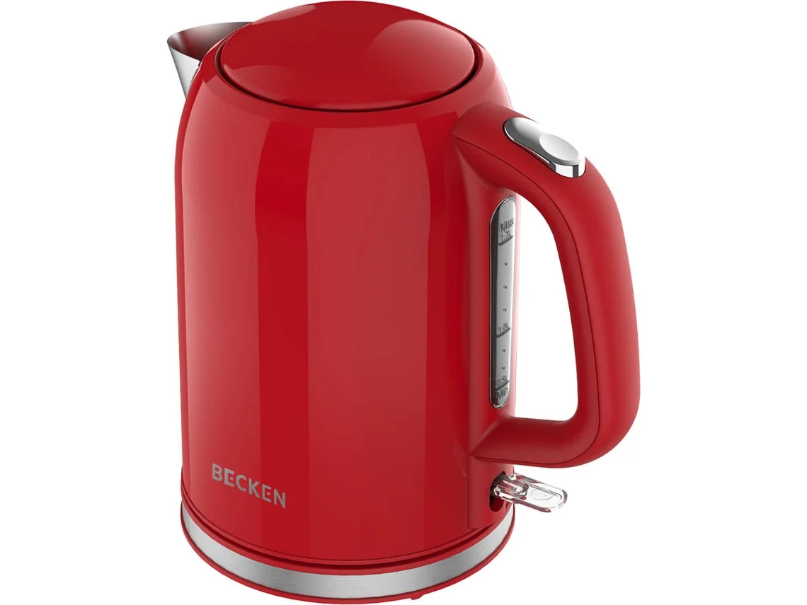 Hevidor Eléctrico BECKEN BWK8769RD (2200 W - 1,7 L - Rojo)