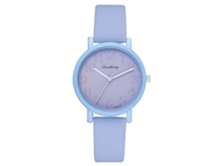 Reloj De Pulsera Analógico De Cuarzo Sencillo E Informal Para Mujer De Lvpai, Color Rosa.