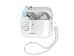 Estuche para auriculares con tapa retráctil automática y cierre de seguridad. GIECY