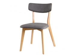 DUDECOR Silla Funchal Roble Gris Oscuro