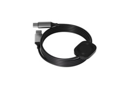 2-en-1 Cable Magnético De Carga Inalámbrica 100w — Cargador Usb-c Pd Rápido Con Base Magnética Compatible Con Apple Watch Black