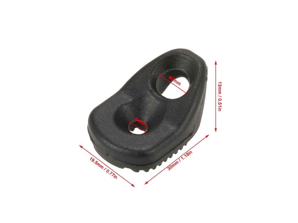 6 Anillos De Fijación Para Cubierta De Kayak, Canoa Y Rafting, De Nailon Con Un Solo Ojo Para Sujeción De Seguridad.