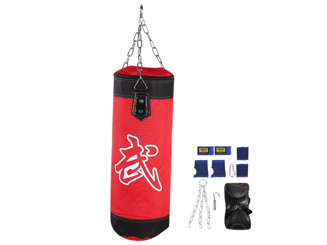 Saco de Boxeo Vacío para Entrenamiento 71, Puñetazos y Patadas, Karate, Lucha, con Guantes Eioororriy