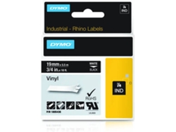 Cinta Laminada DYMO 1805436 Blanco sobre Negro