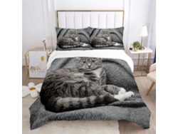 Juego Ropa Cama Estampado Juego Niños Niñas Adolescentes Funda Nórdica Almohada Material Microfibra 240x260 Cm