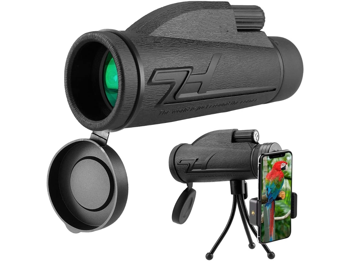 SZSMART Vision Binoculares para Adultos HD Digital Ir Zoom Pantalla Ancha 1300 pies/400 M SZSMART Vision Cámara y Alcance de Gafas para Hu-Negro