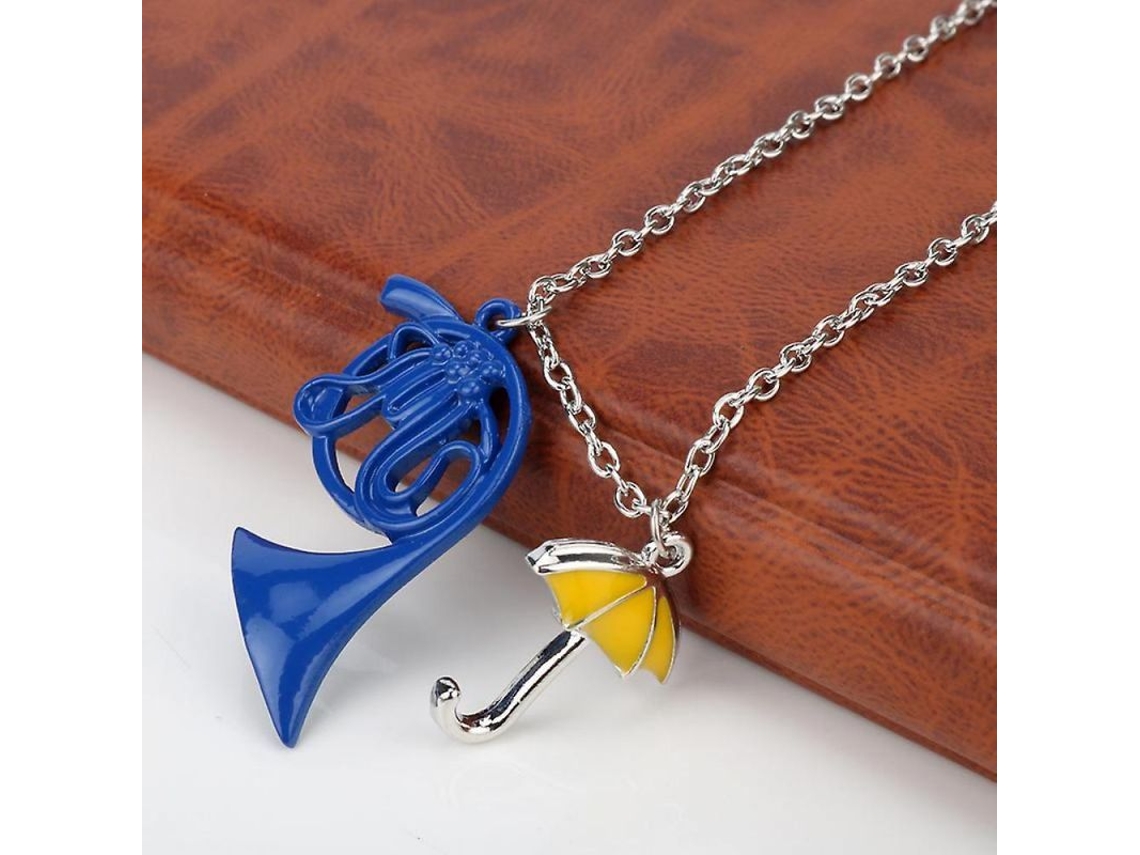 Collar Colgante Himym Serie De Tv De Aleación De Zinc Unisex Moda Fiesta Azul Amarillo