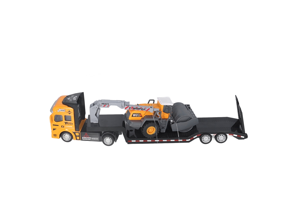 Camión Transportador De Aleación Portátil Con Modelos De Ingeniería Para Niños, Ideal Para La Construcción.