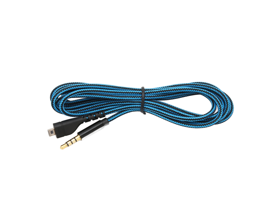 Cabo De Áudio Para Fones De Ouvido Steelseries Arctis 3 5 7 Pro Resistente Cobre Sem Oxigênio 2m