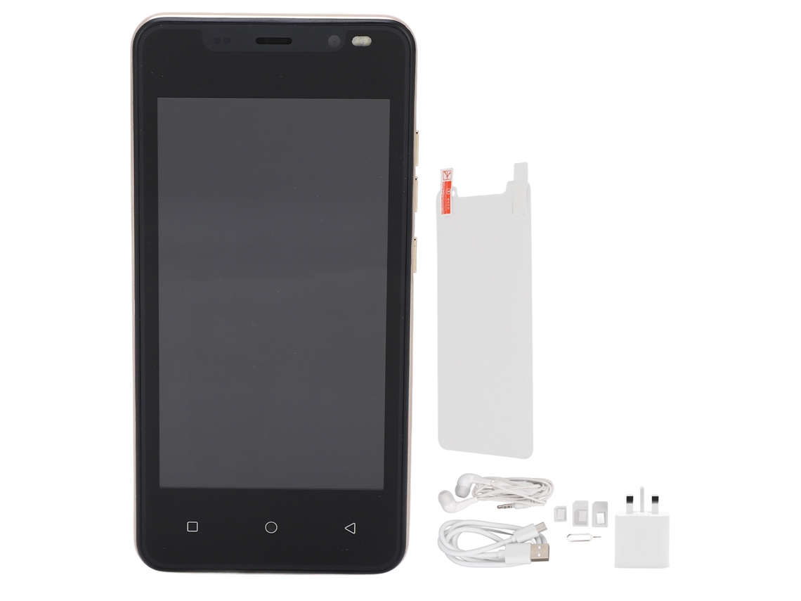 Smartphone Desbloqueado, 4,66 Pulgadas, 1 Gb De Ram, 8 Gb De Rom, Batería De 2500 Mah, Reconocimiento Facial, 3g, Color Dorado.
