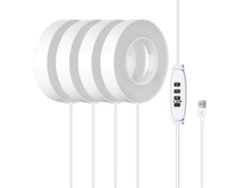 Lámpara LED para plantas de 9 cm, espectro completo para plantas de interior, luz de techo ajustable de 10 niveles Jeiibrzui