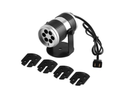 Tarjeta de 4W ranura LED Proyector de Halloween bombilla de luz de control de voz Control de velocidad SLD