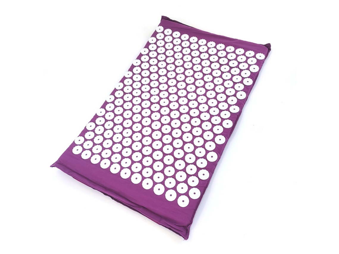 (colchón Morado) Almohada De Masaje Para Yoga, Diseño De Puntos De Contacto Grandes, Morado