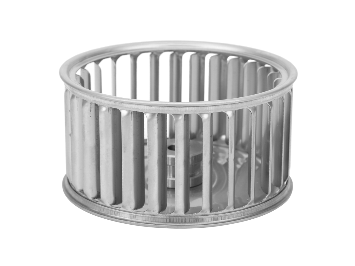 Rueda Centrífuga Multiwing Para Motor De Soplador, Hoja Galvanizada, 5in (128x65x11mm), Accesorios Herramientas Eléctricas