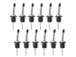 Juego de 12 boquillas para botellas de acero inoxidable para verter líquidos. NEVEANCE