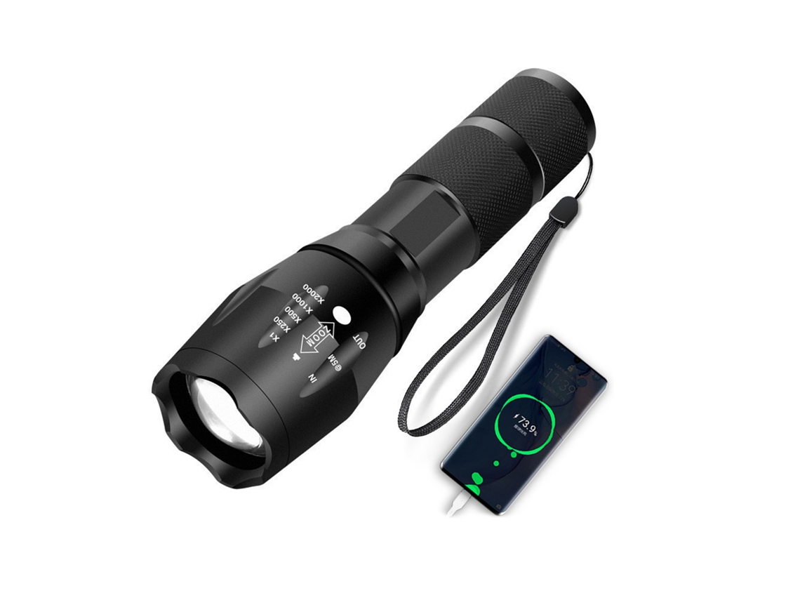 2026-linterna Led Recargable Usb Para Exterior, Luz Potente Impermeable Para Camping, Pesca De Noche Y Senderismo