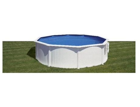 Piscina de Acero GRE Blanca (350x120 cm)