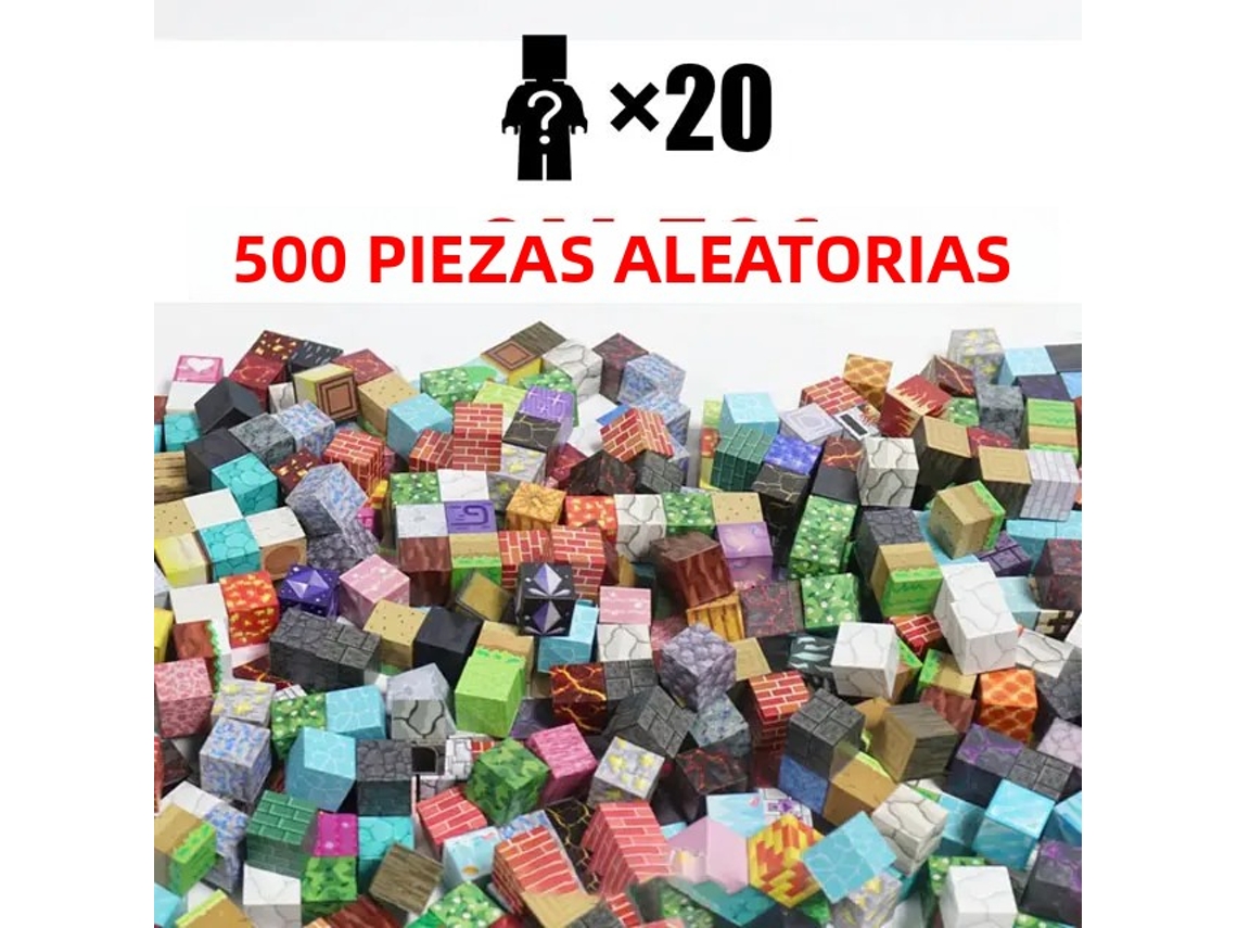 (500 Piezas Y 20 Muñecas) Mini Juego De Bloques De Construcción Magnéticos, Juguete De Construcción Educativo De Bricolaje Para Niños