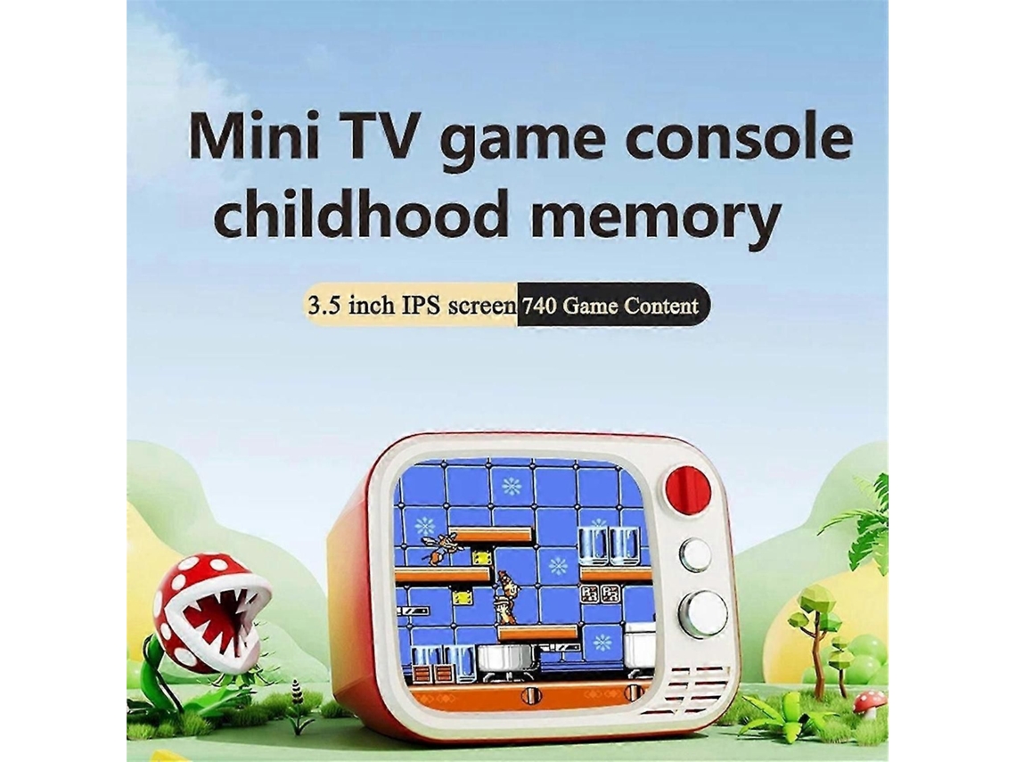 Consola de juegos de TV retro y nostálgica H7 para dos jugadores con mando B GOKOCO
