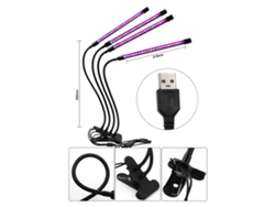 2026-luz De Crecimiento Para Plantas Suculentas Clip Usb Espectro Completo Impermeable 3h/9h/12h Temporizador 9 Niveles De Brillo