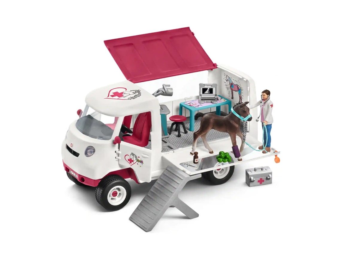 Furgoneta SCHLEICH  Veterinaria con Potro Hanoveriano