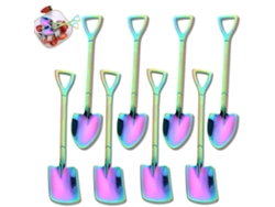 Juego de 8 cucharas de acero inoxidable, aptas para café, té, helado, etc. Mdug (coloridas)