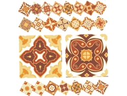 Adhesivos De Pvc Para Azulejos De 10x10 Cm, Estilo Vintage, Impermeables, Para Salpicaderos De Cocina.