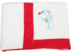 Juego de Sábanas BABYLINE Rojo 70 x 140 cm