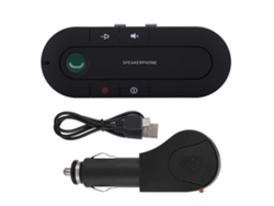 Kit De Altavoz Manos Libres Para Coche Bluetooth: Adaptador Receptor Inalámbrico Para Visera Solar Manos Libres