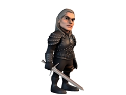 Estatuilla de Geralt de la serie The Witcher en Pvc 12 Cm Negro MINIX
