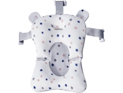 Soporte para bañera de bebé, asiento flotante suave con almohadilla antideslizante, alfombra cómoda para nuevos