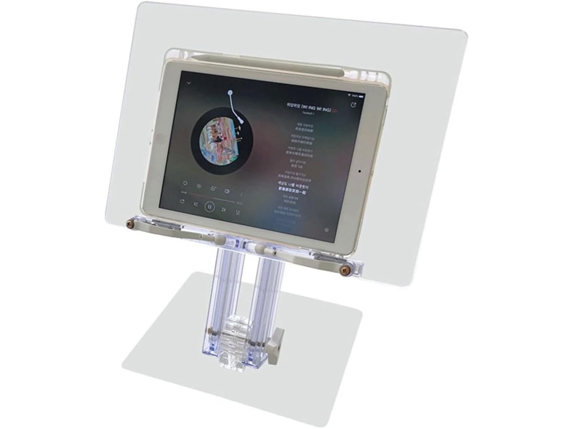 Soporte De Lectura De Acrílico Transparente Estilo Ins Para Portátil Y Tableta.