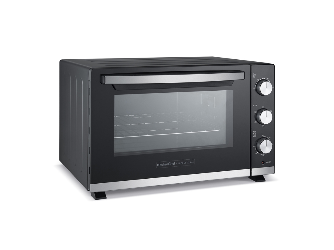 Mini Horno KITCHEN CHEF KC-FOUR46 (46 L - 1800 W - Negro)