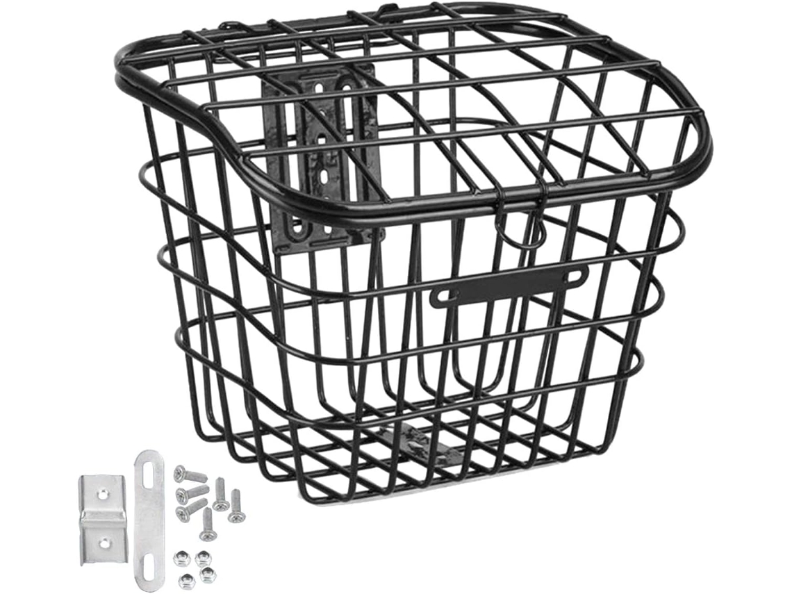 Cesta Delantera Para Bicicleta Harilla, Manillar Con Tapa Resistente Extraíble, Colgante Robusta Bicicleta,