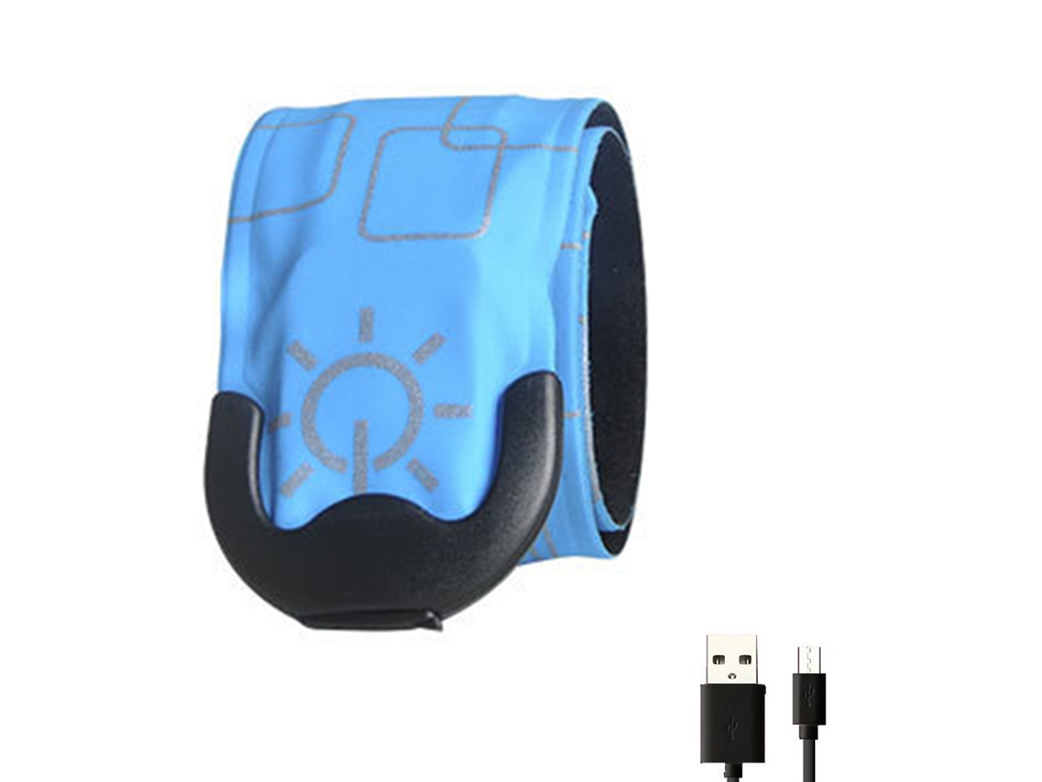 Vlrla-2026pulsera Led Recargable Por Usb Brazalete Luminoso Para Correr Ciclismo Camping Deportes Al Aire Libre Seguridad Nocturna