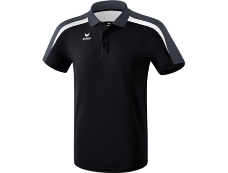 Polo para Hombre ERIMA Liga 2.0 Negro, Blanco, Gris para Multideportes (14 años)
