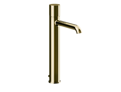 Mezclador monomando para lavabo Gessi Habito, con caño, con descarga de emergencia, proyección de 164 mm, UNITO, 70003
