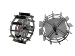 Bricoferr Par De Ruedas De Hierro 400x10