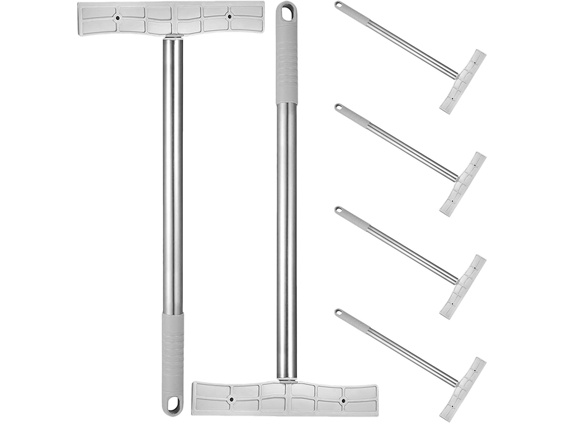 Juego De 6 Soportes Para Pósteres De Acero Inoxidable, 40 Cm, Abrazadera Cuadrada De 5 Mm, Soporte Portátil Para Paneles.