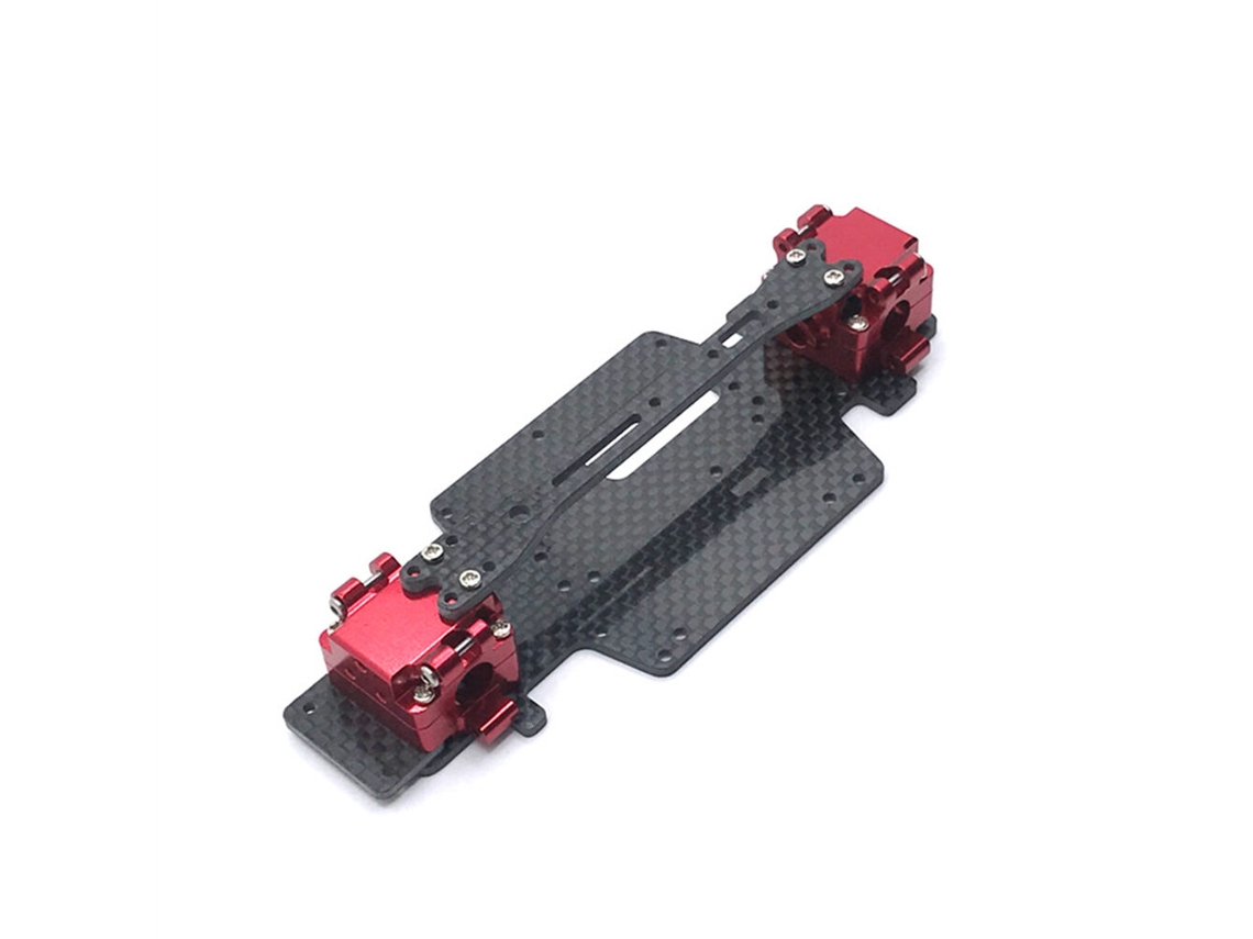 Titanium 2pcs Caja Cambios Delantera Trasera Metal Mejorada Wltoys 1/28 284131 K989 K979 K969 Coches Rc Drift Repuesto