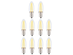 2026-10 Piezas Bombillas Led E12 1.5w Ac230v Filamento Largo Mini Para Iluminación Hogar Coche Paisaje