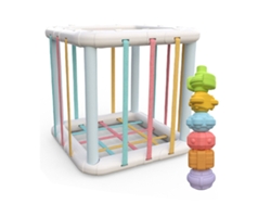 Juguete Sensorial Montessori Para Bebés: Reconocimiento De Colores Y Formas, Desarrollo Motor.