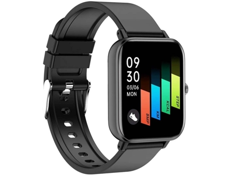 Smartwatch ENZON Cronos Fitness Tracker Pantalla Táctil Fitness -Negro