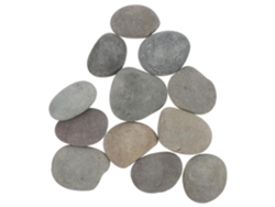 Juego De 12 Piedras De Río Grises Para Pintar, Apto Para Adultos Y Niños.