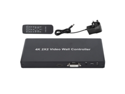 Controlador De Pared De Vídeo 2x2 4k30hz Salida Hdmi 8 Modos De Pantalla Empalmador Plug Uk