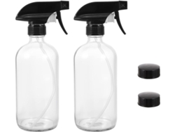Frascos De Vidrio Con Pulverizador De 2 Piezas, Frascos Cosméticos Portátiles Con Tapa Para Viajes Y Uso.